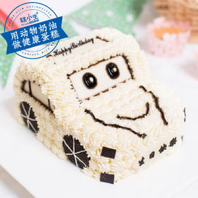 小汽车鲜奶蛋糕-别具一格的立体造型，黑白的配色就是酷（福州）