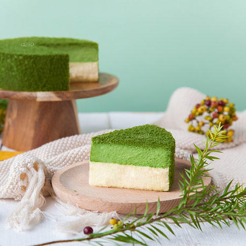 烤爱·经典款·北海道双层芝士系列·抹茶北海道双层乳酪蛋糕·抹茶·下午茶 全国配送（偏远地区除外） 商品图1