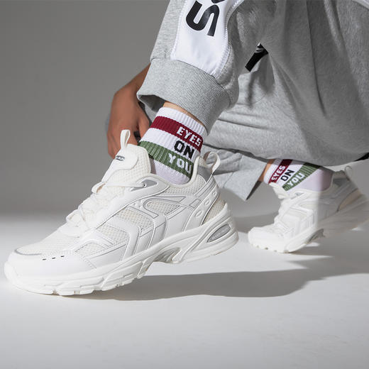 【鞋面加密三明治网布超纤革 鞋底MD中底和橡胶片】赛琪老爹鞋情侣款32201S 商品图1