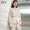 IWY/高级感衬衫套装女小众设计西装工作服高端白色商务职业装夏季CP1509 商品缩略图2