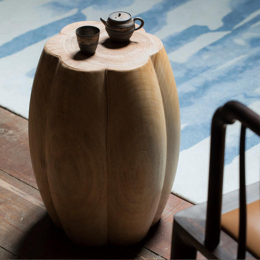 瓜棱秀墩 茶几 边几 商品图1