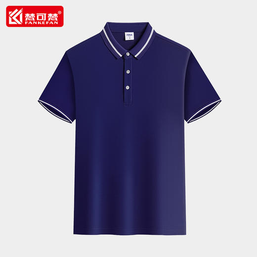 定制POLO衫工作服翻领T恤定做团体工衣短袖刺绣印LOGO印字工服 商品图3