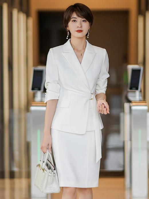 高级感西装套装女2023新款休闲职业气质女神范西服外套正装 商品图2