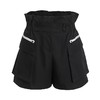 立体压胶工装口袋高腰短裤 商品缩略图3