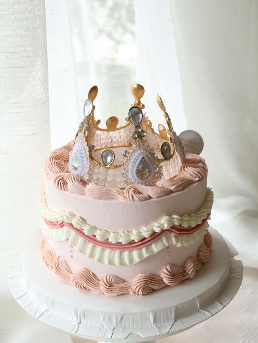 复古粉色系皇冠蛋糕 商品图3