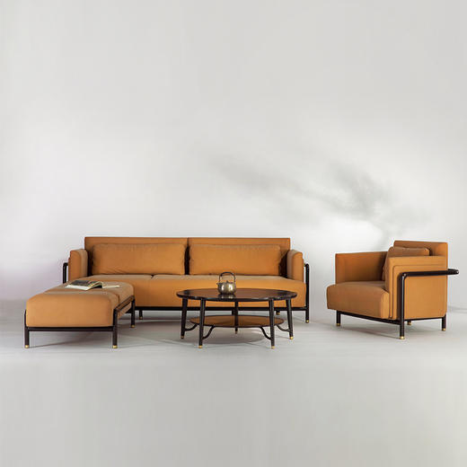 虚怀沙发组 进口真皮 商品图2