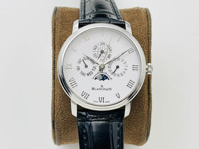 【N Factory诚意推荐】宝珀(Blancpain )经典系列6656自动机械手表，高度防水，排除故障率 ，搭载Cal.5954定制版机芯，不但实现了大部分功能而且走时稳定