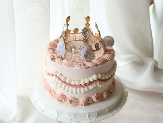 复古粉色系皇冠蛋糕 商品图5