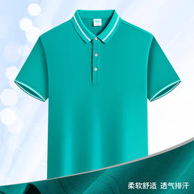 定制POLO衫工作服翻领T恤定做团体工衣短袖刺绣印LOGO印字工服