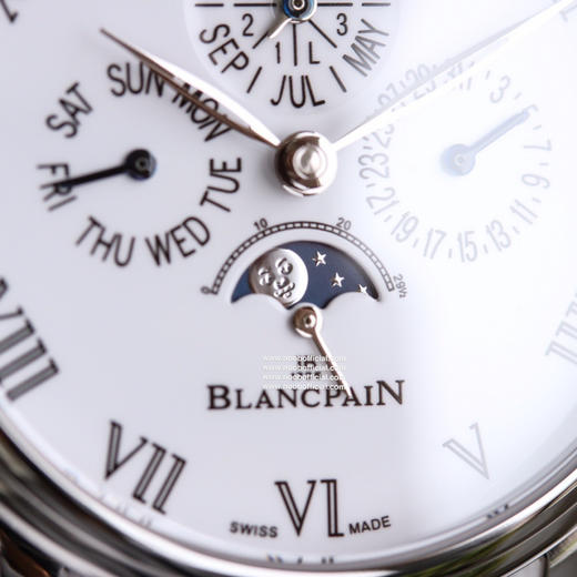 【N Factory诚意推荐】宝珀(Blancpain )经典系列6656自动机械手表，高度防水，排除故障率 ，搭载Cal.5954定制版机芯，不但实现了大部分功能而且走时稳定 商品图11