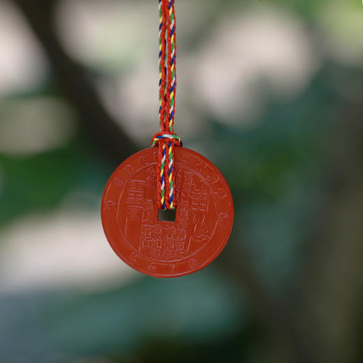 山gui花钱五岳真形吊坠朱砂北斗平安扣项链挂件 商品图6