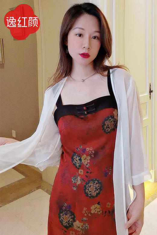 逸红颜明月优选，红颜超爆款，真丝披肩「霏烟」如烟如云的真丝外披，红颜姐妹人手必入 商品图0