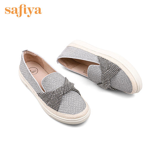 索菲娅钻石星河闪闪渔夫鞋2022秋季爆款休闲渔夫鞋SF23112072 商品图6