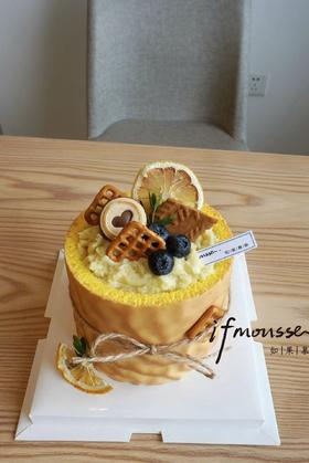 「经典」虎皮紫米榴莲卷