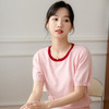 49元一件，第二件立减19元！冰丝抽绳针织短袖 不挑身材 百搭又遮肉冰丝面料 玩转色彩 温柔色系 亲肤不起球 商品缩略图1