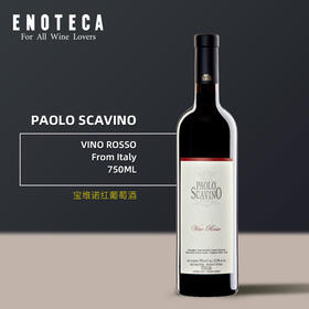 宝维诺酒庄红葡萄酒 PAOLO SCAVINO VINO ROSSO 750ml
