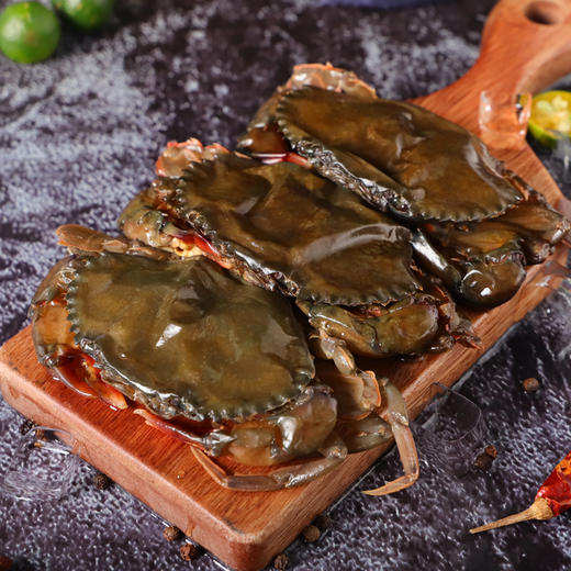 缅甸软壳蟹原装进口青蟹1000g/盒冷冻螃蟹梭子蟹顺丰包邮 商品图0