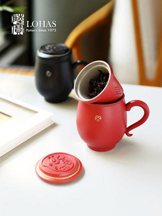【LOHAS陆宝】岁岁丰年盖杯-富贵红 商品图4