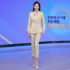 IWY/高级感鹅黄色西服套装女气质主持人上镜正装长袖工作服职业西装女CP12103 商品缩略图0