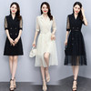 新款2022年气质轻熟风设计感西装裙两件套裙摆可拆卸连衣裙 HR-CPYY22016 商品缩略图0