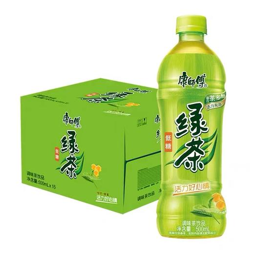 康师傅蜂蜜茉莉味绿茶  500ml  1瓶 商品图0