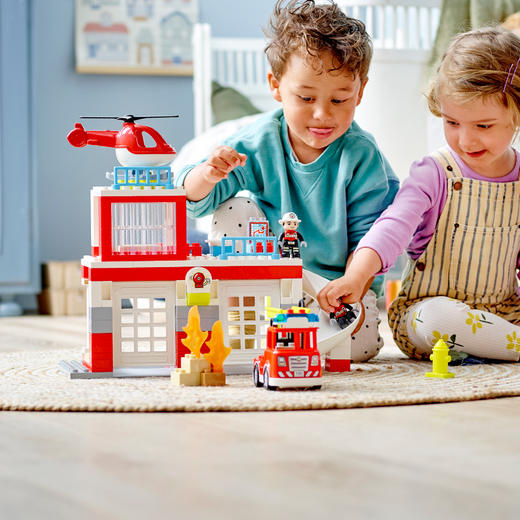 乐高积木   L10970得宝系列消防局与消防直升机 商品图2