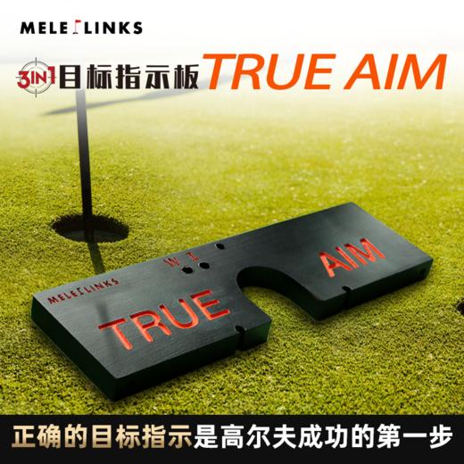 MELE LINKS美乐 高尔夫TRUE AIM三合一目标指示版 推杆挥杆平面切杆 商品图1