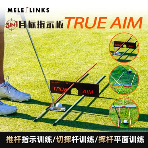 MELE LINKS美乐 高尔夫TRUE AIM三合一目标指示版 推杆挥杆平面切杆 商品图0