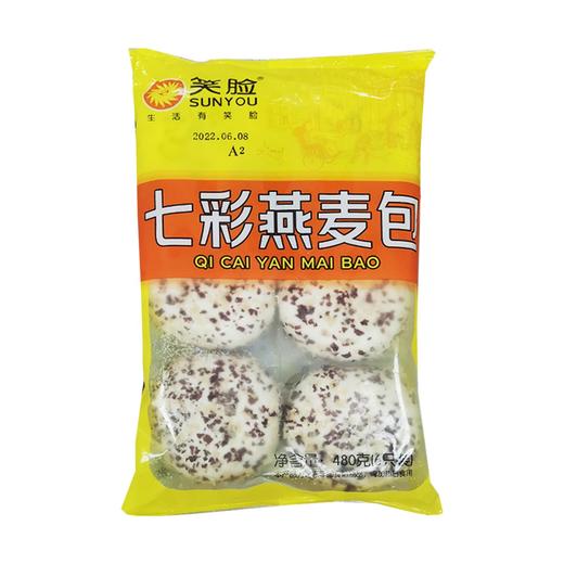 笑脸七彩燕麦包480g/袋（6个）16袋/件 商品图4