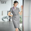 IWY/夏季高端职业装连衣裙套装工装女气质女神范售楼部前台工作服Q707 商品缩略图2