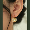 Oflye潮流饰品花朵耳环女潮流个性设计感耳钉简约耳圈新款饰品 商品缩略图0