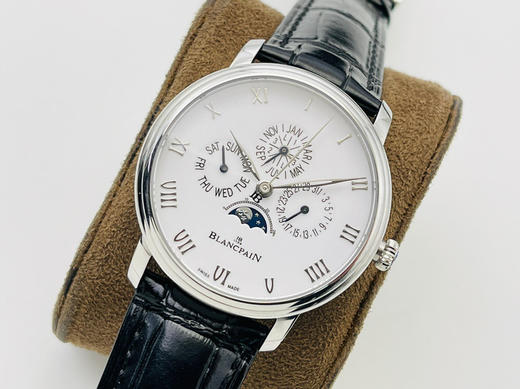 【N Factory诚意推荐】宝珀(Blancpain )经典系列6656自动机械手表，高度防水，排除故障率 ，搭载Cal.5954定制版机芯，不但实现了大部分功能而且走时稳定 商品图2