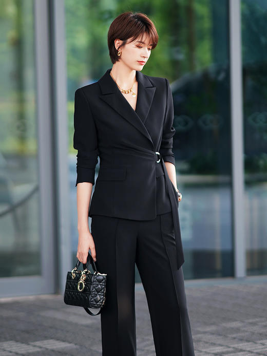 高级感西装套装女2023新款休闲职业气质女神范西服外套正装 商品图1