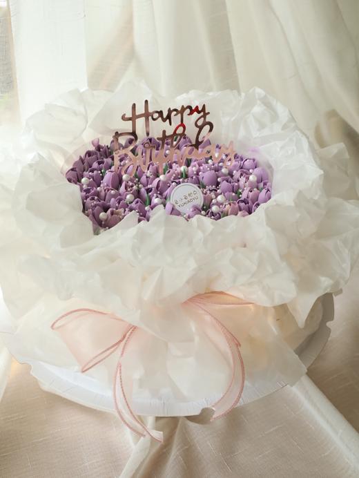 紫色系花束蛋糕 商品图9