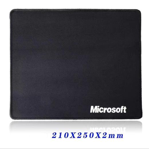 鼠标垫厚款中号锁边250*215mm黑色1张 商品图0