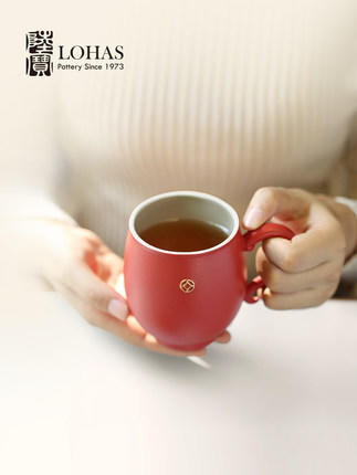 【LOHAS陆宝】岁岁丰年盖杯-富贵红 商品图1