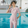 IWY/粉色高端职业女装套装夏季薄款西装气质美容师工作服前台工装CP1544 商品缩略图2