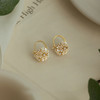 Oflye潮流饰品花朵耳环女潮流个性设计感耳钉简约耳圈新款饰品 商品缩略图2