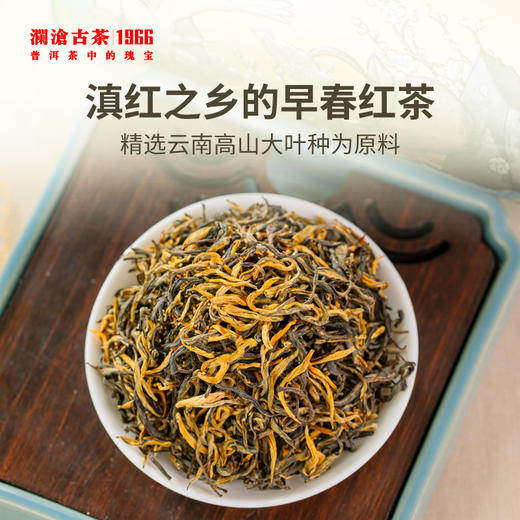 澜沧古茶2023年茶妈妈早春红云南高山红茶罐装150g 商品图2