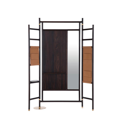 明鉴穿衣收纳镜架 穿衣镜 隔断 商品图2