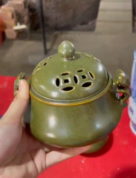 茶叶末香炉 商品图0