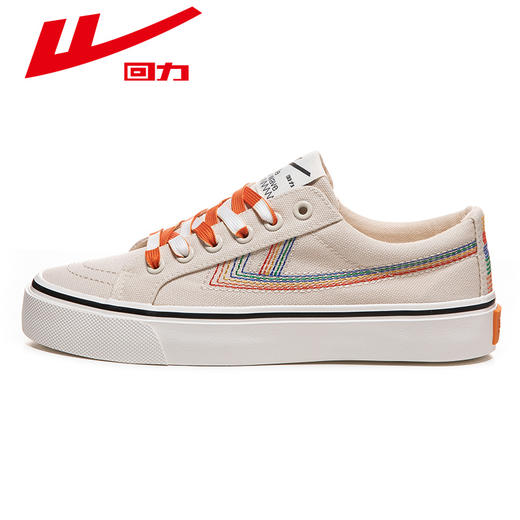 回力小脏橘帆布鞋春夏款复古小白鞋板鞋低帮休闲百搭单鞋女B599Q 商品图5