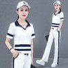 短袖休闲，运动服套装宽松显瘦时尚漂亮翻领两件套TR-2015 商品缩略图6