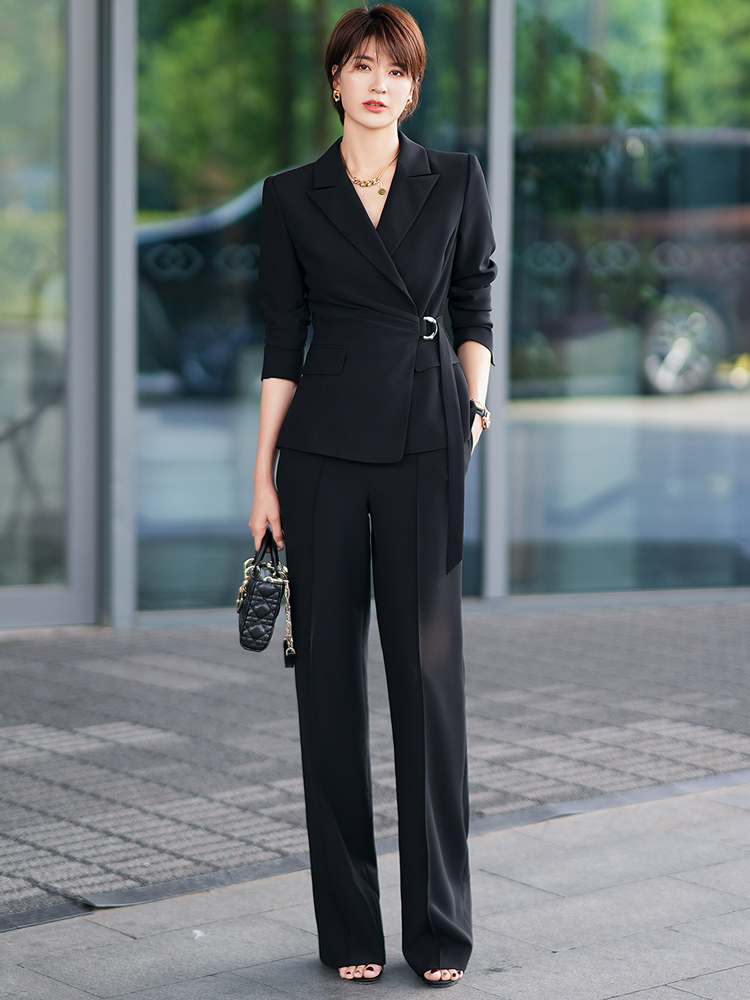 高级感西装套装女2023新款休闲职业气质女神范西服外套正装