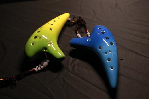 【新品小小】洪啸小蓝草&小柳芽陶笛 商品图0