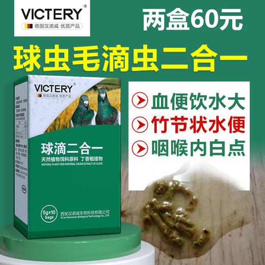 【球滴二合一】粉5g×10袋，毛滴虫 球虫二合一（汉诺威） 商品图0