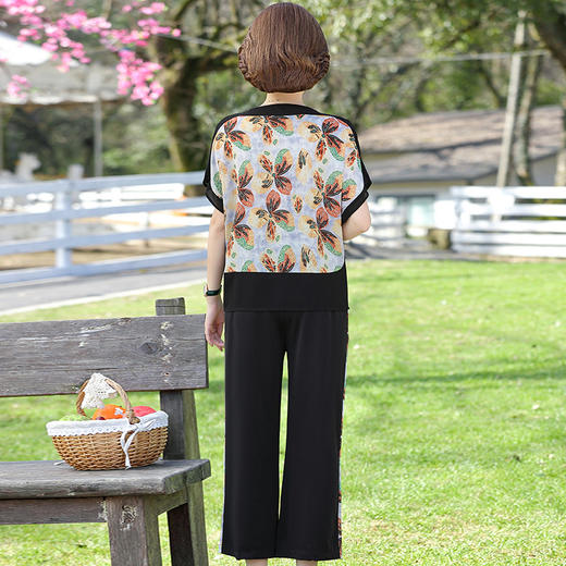 FW FA930W洋气时尚两件套夏季短袖T恤上衣 商品图3