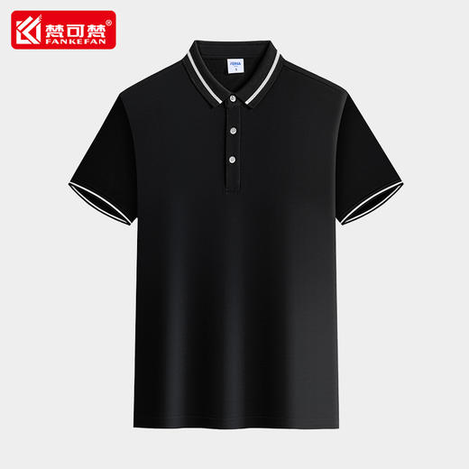 定制POLO衫工作服翻领T恤定做团体工衣短袖刺绣印LOGO印字工服 商品图4