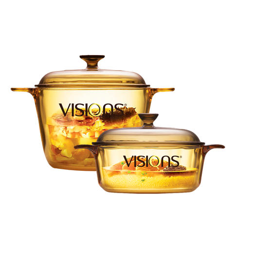 康宁 2.25L玻璃锅+3.5L深汤锅锅具套装 商品图0