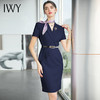 IWY/夏季职业装高端气质售楼部房地产销售工作服连衣裙套裙女工装Q707 商品缩略图4